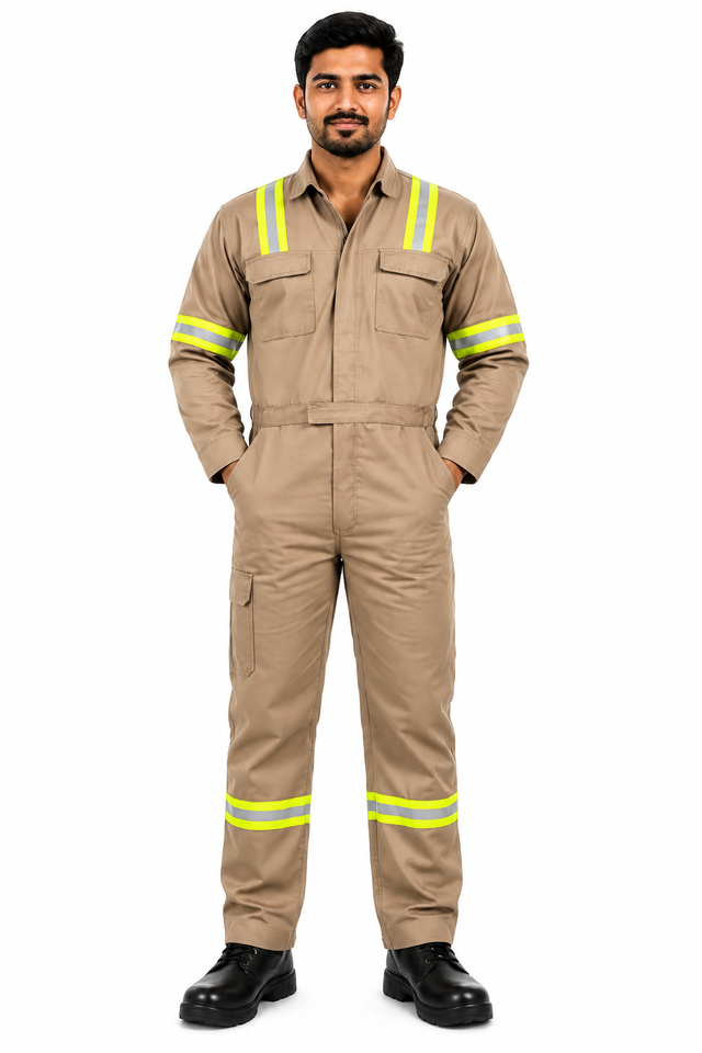 KUKIVO Industrial Coverall in Beige