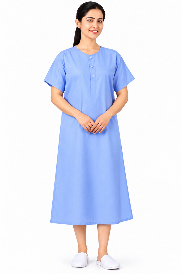 KUKIVO Front Open Patient Dress