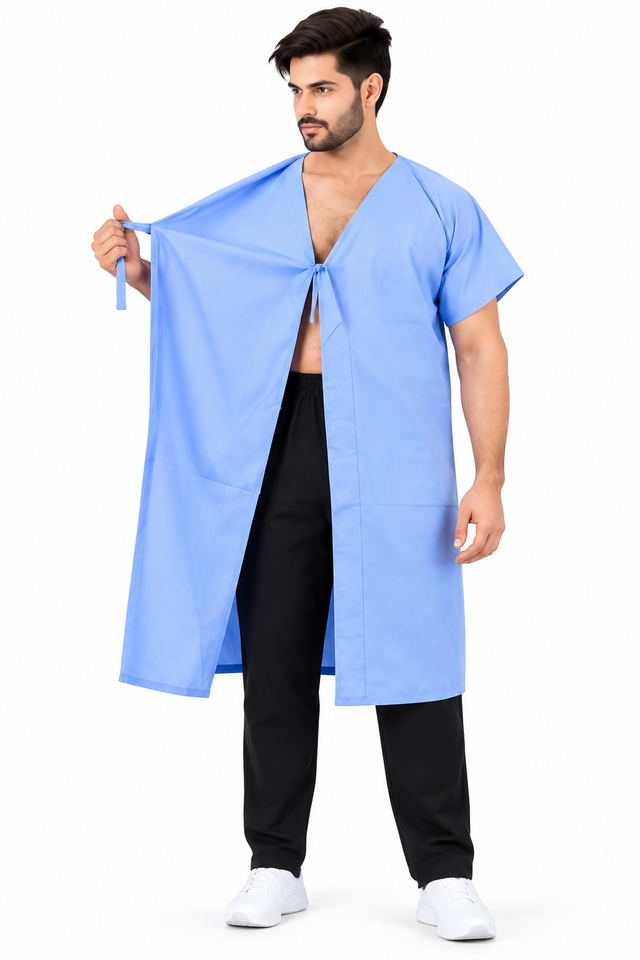 KUKIVO Bath Robe Patient Dress