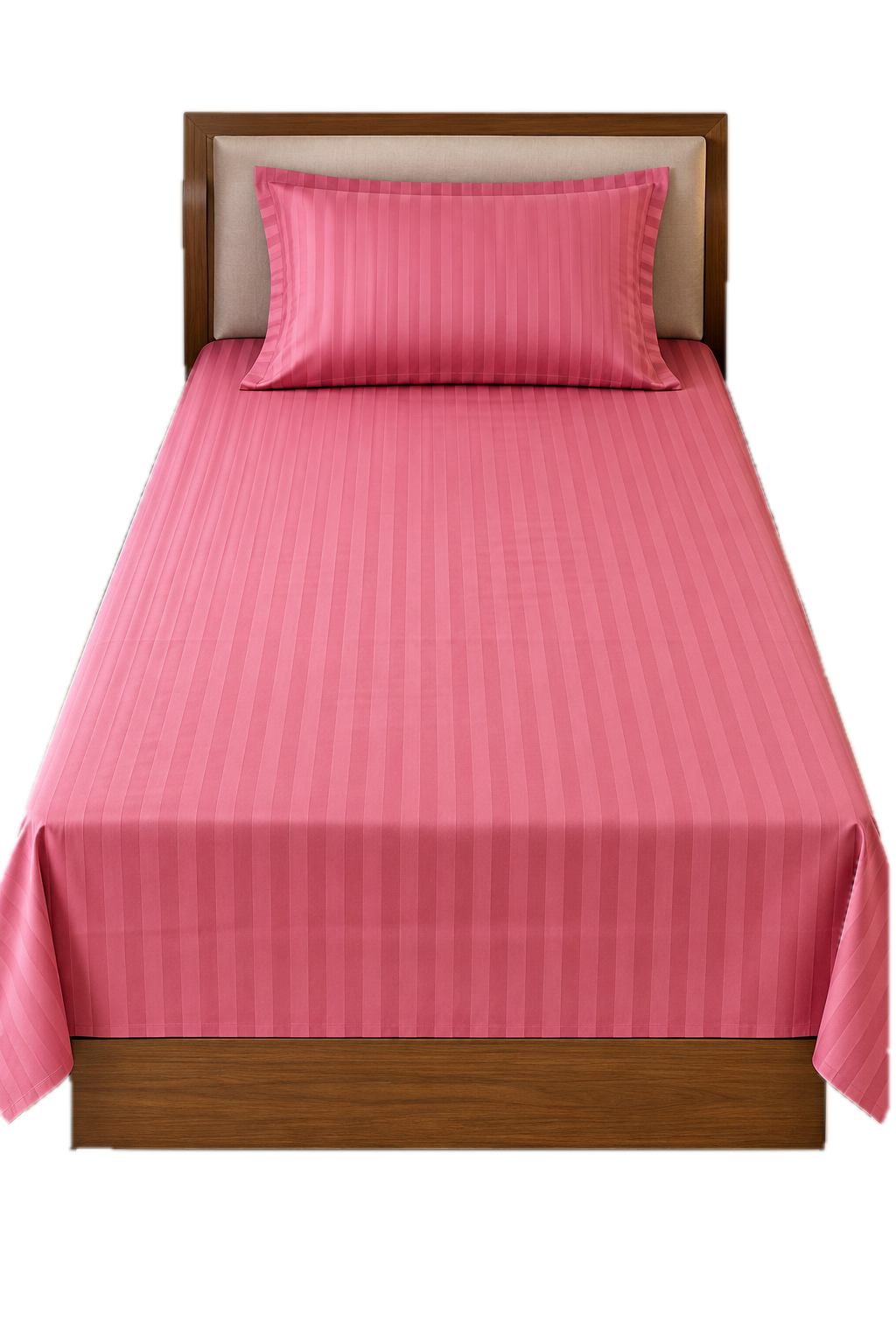 KUKIVO hospital bed sheet with pillow cover in Pink
